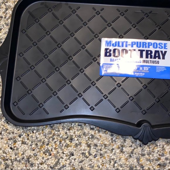 Multi purpose Boot Shoe Tray Holder Black Plastic - Picture 3 of 4